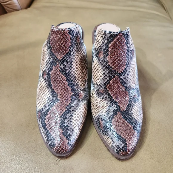 Chinese Laundry Snake Skin Mule Slip On Shoes - Picture 2 of 8